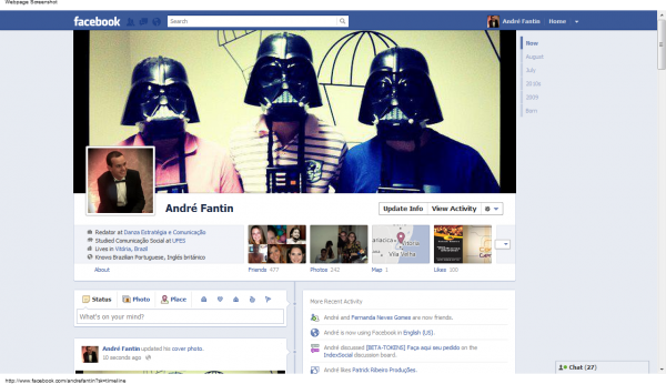 Novo Facebook