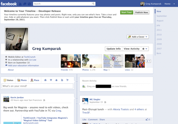 Novo Facebook