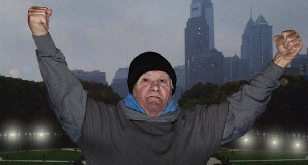 Erwin J. von der Heiden, de 80 anos, é Rocky Balboa, personagem de Sylvester Stallone