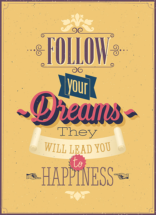 Follow your dreams by Shutterstock