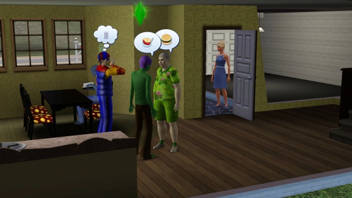 The Sims conversando